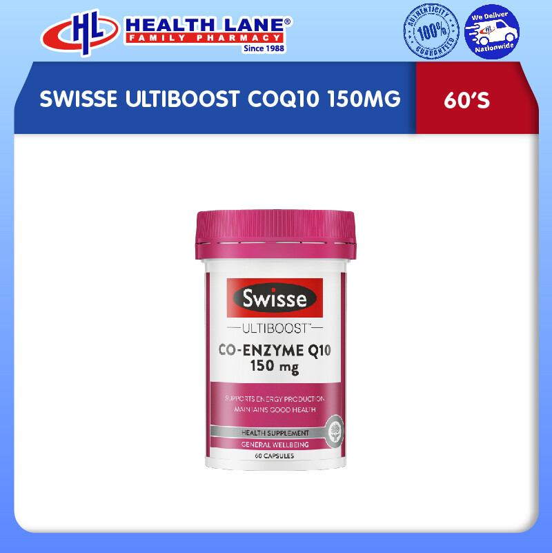 SWISSE ULTIBOOST COQ10 150MG (60'S)